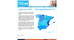 Desktop Screenshot of 112.es
