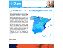 Tablet Screenshot of 112.es